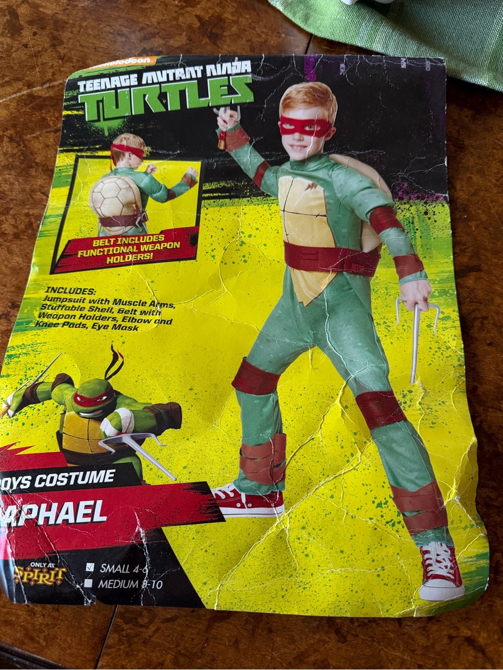 Nickelodeon Raphael Costume - Green & Red